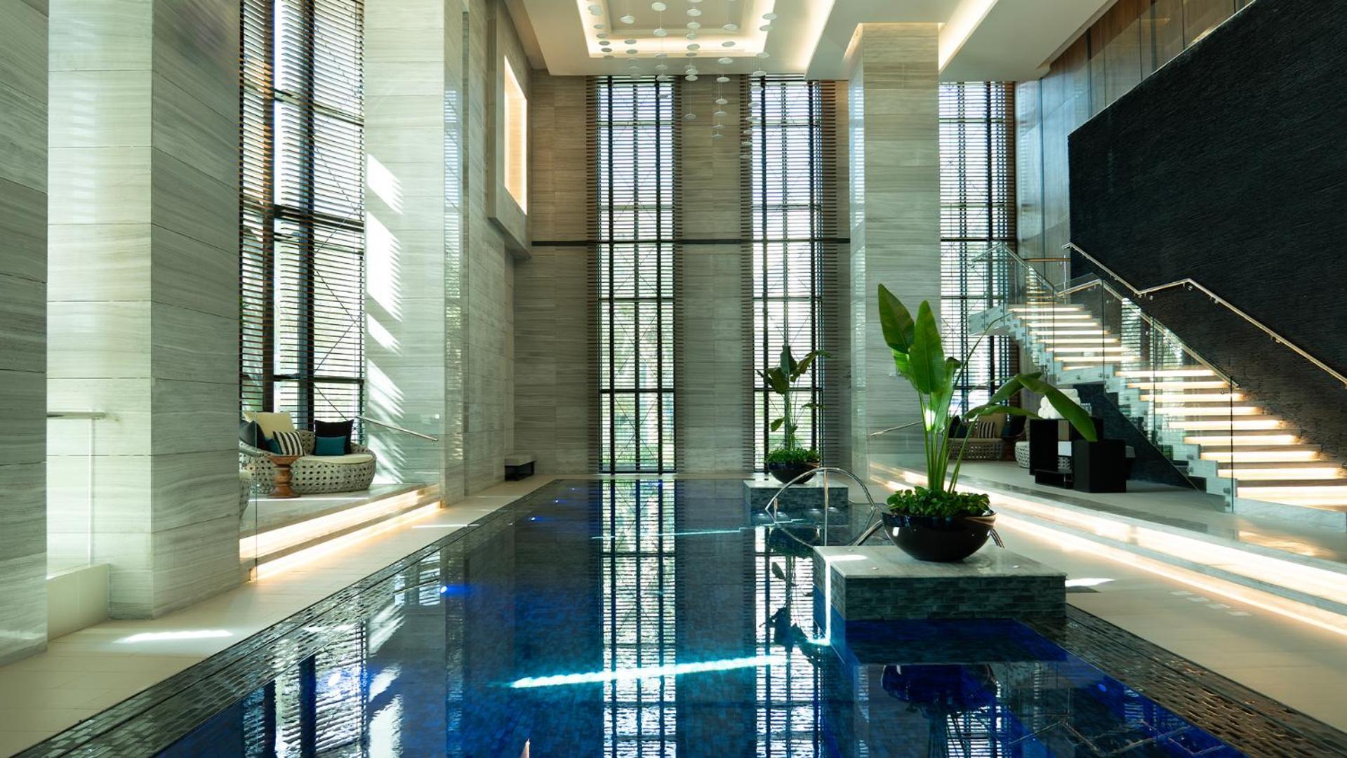 Fairmont Ер-Ріяд Екстер'єр фото The swimming pool at the 101 Park Place